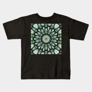 Opal and Alabaster Mandala Kids T-Shirt